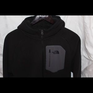 North Face Black Zip-up Hoodie